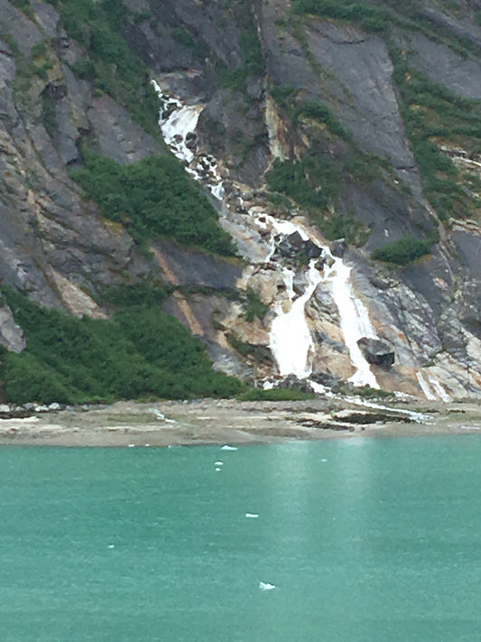 Glacier Waterfall - Alaska (3254)