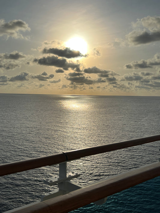 Sunset at Sea Shipboard (8504)